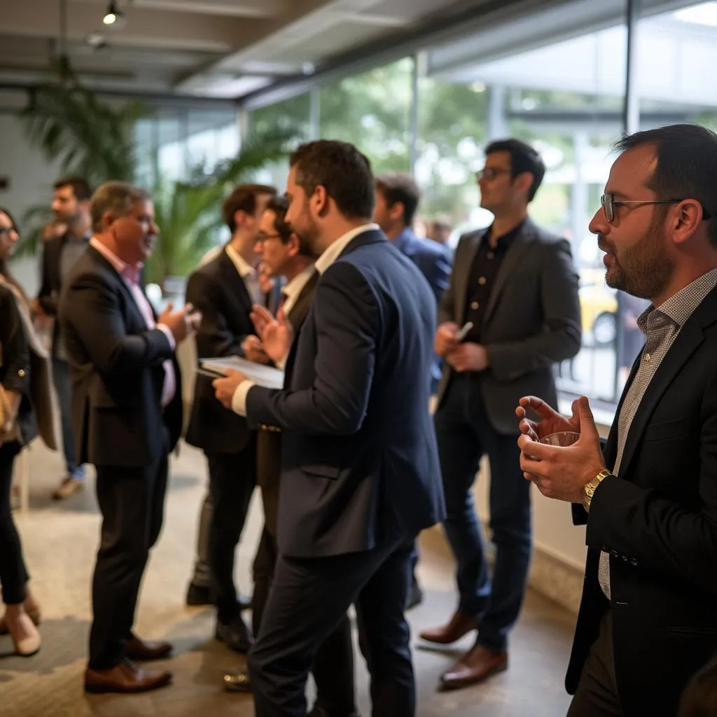 Evento de networking financiero